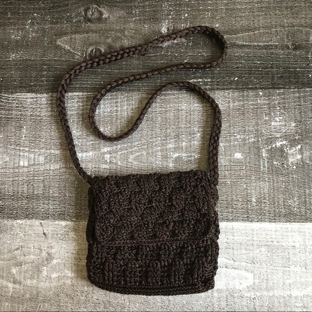 The Sak Crossbody Bag Chocolate Brown Rope Purse